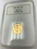 Russian Empire 1900 Gold 5 Rubles Emperor Nikolai II Imperial NGC MS67