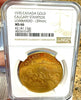 Rare Canada 1970 Gold Medal #2 Calgary Stampede Alberta Lombardo NGC MS66
