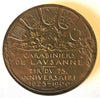 Rare Swiss 1900 Bronze Medal Shooting Fest Vaud Lausanne R-1609b