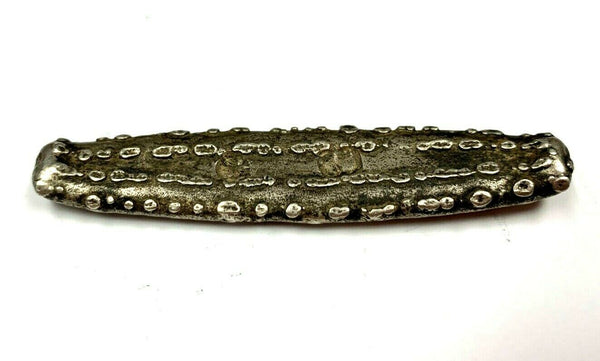 Rare Thailand Laos Silver Old Asian Oriental Tiger Tongue 60 g.