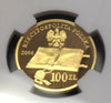 2006 Poland Gold 100 Zloty Proclamation Jan Laski's Statute NGC PF69UC Box COA