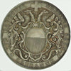 Swiss 1894 Silver Shooting Medal Vaud Lausanne Mint-1000 R-1591b NGC MS65 Rare