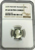 1979 France Proof Silver Coin 5 Centimes Piedfort NGC PF64 Mintage-600
