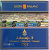 2005 Finland Euro Set 9 Coins IPS Athletic Open European Championship Version 2
