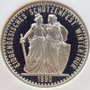 Swiss 1990 Silver Shooting Medal 50 Francs Winterthur Zurich Helvetia NGC PF69