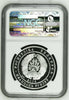 2003 Belarus Silver Coin 20 Roubles Shot Put Olympics NGC PF69 Low Mintage