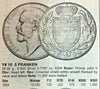 1924 Liechtenstein 5 Franken Silver John Johann II NGC AU58 remain. 3,740 coins