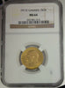 Canada 1911 C Gold Coin Sovereign George V NGC MS 64
