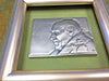 Unique 2004 Poland Pope John Paul II Rectangular Silvered High Relief Medal COA