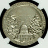 Swiss 1913 Silver Medal Shooting Fest Neuchatel Chaux de Fonds R-994a NGC MS 64