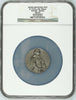 Rare Swiss Silver Shooting Medal Ticino R-1523a Alois Rast NGC MS63 Woman