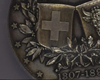 Swiss 1895 Silver Medal Uri Altdorf Wilhelm Walterli Tell Monument NGC MS61