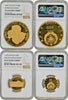 Albania 1968-1970 Set 8 Silver Gold Prince Skanderbeg's Death NGC PF64-66 Rare