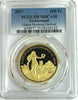 Swiss 2017 Gold Shooting Thaler 500 Francs Glarus PCGS PF70 Top Pop Hab-100a