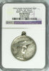 Swiss 1953 Rare Silver Shooting Medal Bern Interlaken R-359a Beautiful Woman NGC