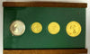 Ajman 1971 Gold Silver Set 100 50 25 5 Riyals UAE Rashid Save Venice Very Rare