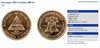 Nicaragua 1975 Gold 1000 Córdobas 200th Anniversary of the USA NGC MS68