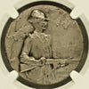 Swiss 1904 Silver Participant Medal Shooting Fest St Gallen R-1175a NGC MS63 Box