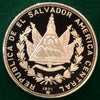 1971 Republica De El Salvador Gold Silver Set 6 Coins Indepence Anniversary