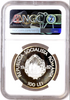 Romania 1982 Gold Silver Set 100, 500 Lei Independent State NGC PF67,69