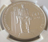 2004 Belarus Colorized Silver 20 Roubles Memory of Fascismu's Victums NGC PF69