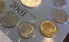 Italy 2001 Giuseppe Verdi 100 Anniversary Official Last Lire Set 12 Coins Silver