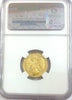 Yugoslavia 1932 (K) Gold Dukat Alexander I Countermark Ear of Corn NGC MS62 Rare