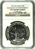 1997 Belarus Silver 20R Monument of Independence Republic Day NGC PF67 Low Mint.