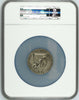 Rare Silver Shooting Medal Switzerland Ticino R-1523a Beautiful Woman NGC MS63