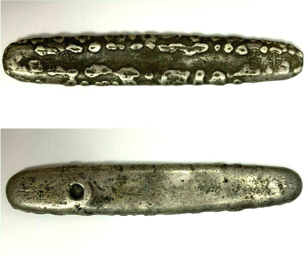 Rare Thailand Laos Silver Old Asian Oriental Tiger Tongue 117 g.