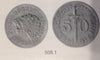 1917 Germany Notgeld Solingen Zink 50 Pfennig Lion Funck-508 Lumb-492 NGC MS61