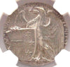 Swiss 1908 Silver Shooting Medal Aarau Aargau R-32a NGC Switzerland Mintage-293
