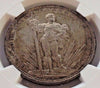 Swiss 1879 Silver Shooting Taler 5 Francs Medal Basel R-92b NGC MS64 Switzerland