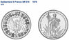 Swiss 1879 Silver Shooting Taler 5 Francs Medal Basel R-92b NGC Switzerland