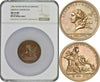 France 1781 Libertas Americana Bronze Medal NGC MS64 Mintage-300