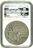 Swiss 1900 Silver Medal Shooting Festival Basel Shooter R-127a M-78 NGC MS64