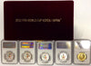 South Korea 2002 Colorized Set 5 Gold/Silver Coins FIFA World Cup Soccer NGC Box