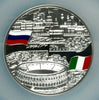 2013 Russia 5 oz Silver Coin 25 Roubles Kazan Verona Italy Colorized NGC PF70