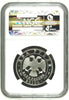 Russia 2010 Set 3 Silver Coins 2Roubles Wildlife Albatros Deer Snake NGC PF67-69