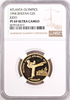 Bhutan 1994 Gold 5 Sertums Olympics Jigme Singye Tae kwon do NGC PF69 Top Pop