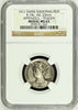 Swiss 1911 Silver Medal Shooting Fest Appenzell Teugen R-74c NGC MS63 Low Mint.