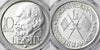 UAE Ajman 1970 Silver 10 Riyals PCG MS68 Birth Centenary of Vladimir Lenin