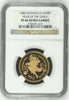 1980 Mongolia 750 Tugrik 1/2 oz Gold Coin International Year of Child NGC PF66