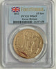 Rare 2012 Great Britain Gold £5 Elizabeth II Diamond Jubilee Sovereign PCGS MS69