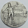 Rare Swiss 1906 Silver Shooting Medal Fribourg R-421a Mintage-300