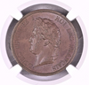 1839 France 10 Centimes King Louis-Philippe I French Colonies NGC MS65