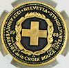 Swiss 1988 Gold Medal Red Cross 125th Anniversary NGC PF70 Mint-38 Top Pop