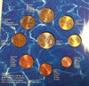 2004 Finland Rahsarja I Original Government Euro Set 8 Coins + Medal