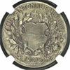 Swiss 1905 Silver Shooting Medal Fribourg R-420a M-233 NGC MS64 Mintage-858