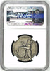Swiss 1899 Silver Shooting Medal Bern Beautiful Woman R-239b M-151a NGC MS63